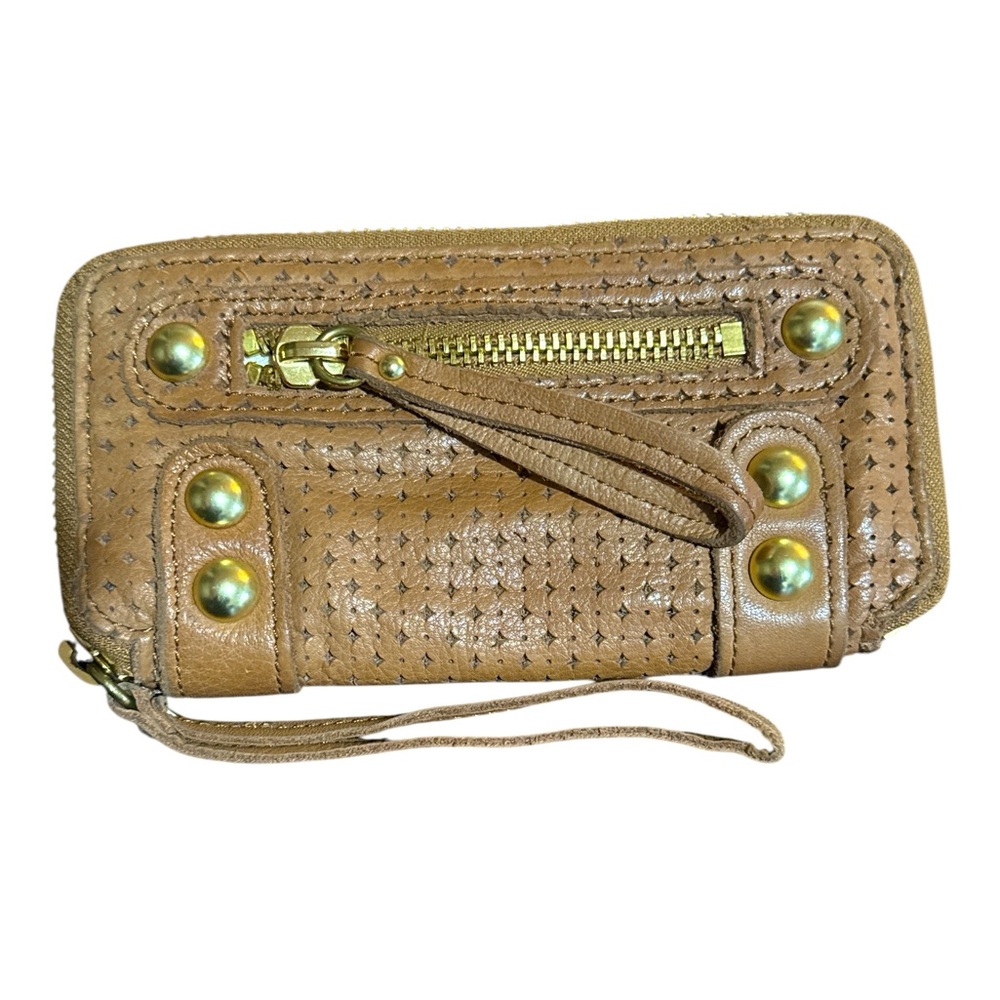 Linea Pelle Leather Wallet Wristlet